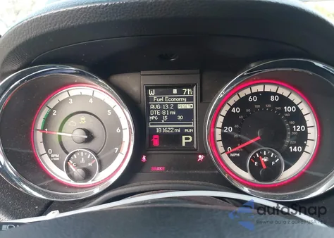 2013 Dodge Durango Sxt z USA, uszkodzony, nr VIN 1C4RDHAGXDC657351